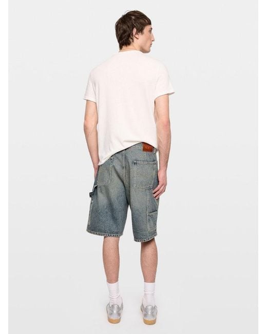 Zadig & Voltaire Gray Shorts Perys Denim for men