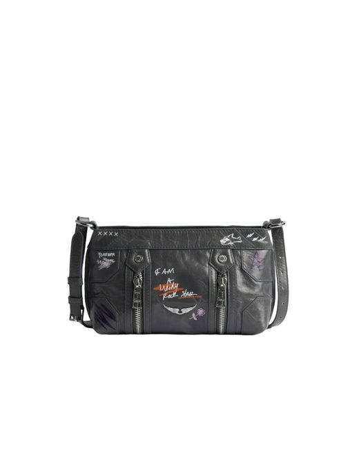 Zadig & Voltaire Gray Sunny Mood Humberto Bag