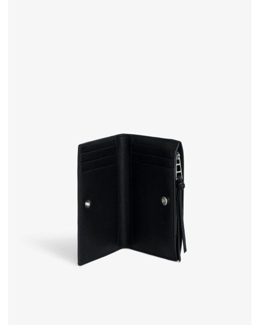 Zadig & Voltaire Black Compact Eternal Card Holder