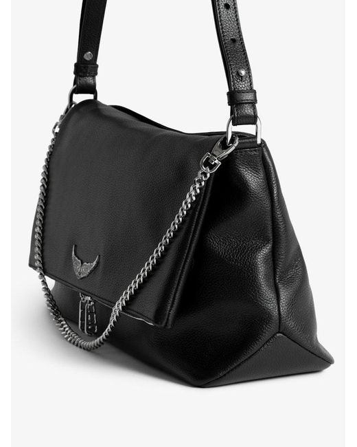Zadig & Voltaire Black Rocky Ii Xl Bag
