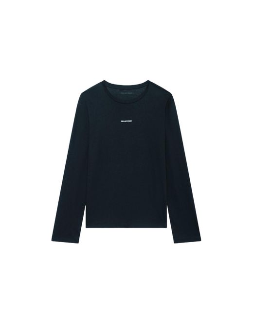 Zadig & Voltaire Blue Terry T-Shirt for men