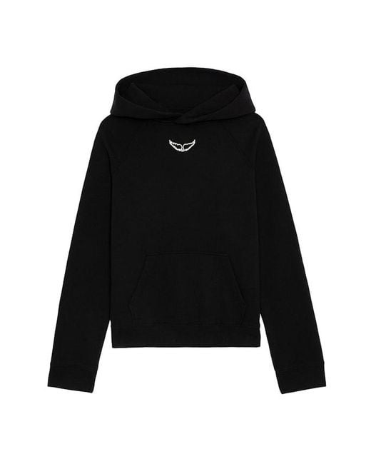 Zadig & Voltaire Black Georgy Diamanté Sweatshirt
