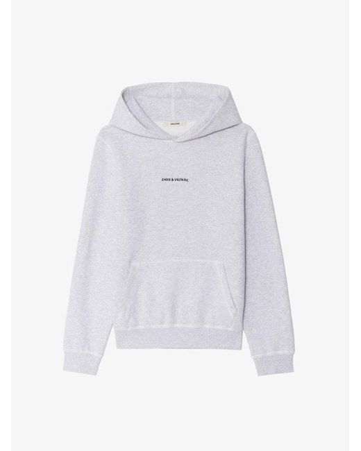 Zadig & Voltaire White Sweatshirt Sanchi for men