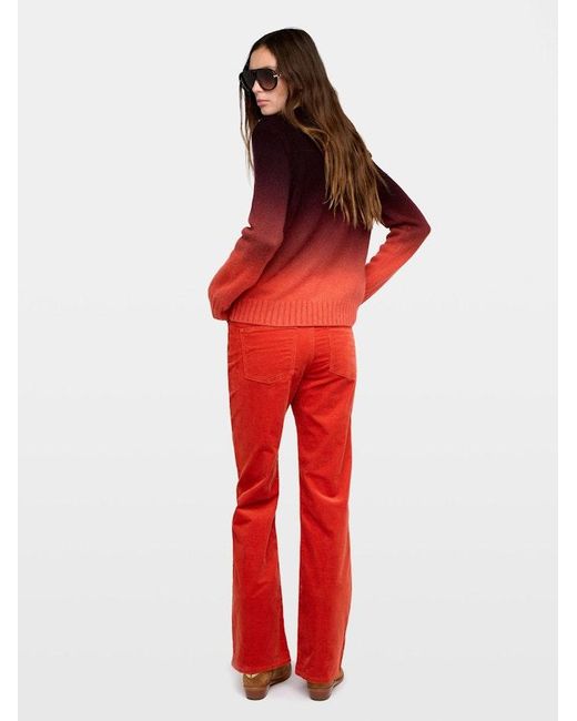 Zadig & Voltaire Red Malty Jumper 100% Cashmere