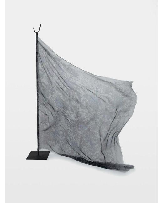 Zadig & Voltaire Gray Kerry Scarf Roses 135