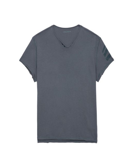 Zadig & Voltaire Henley-shirt Monastir Arrow in Gray für Herren