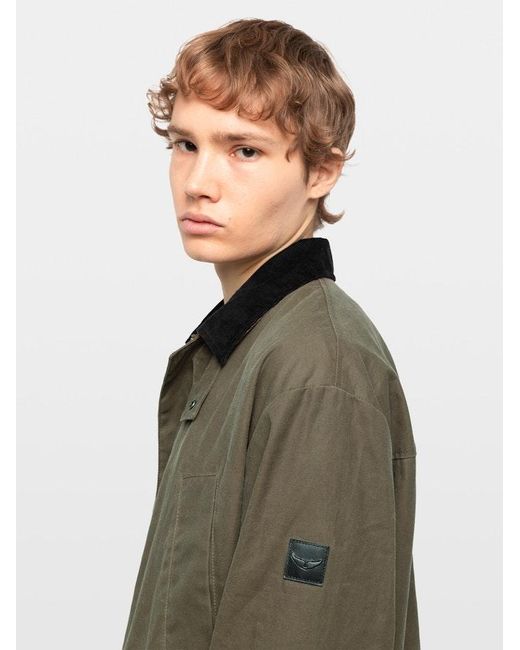Zadig & Voltaire Green Konnice Jacket for men