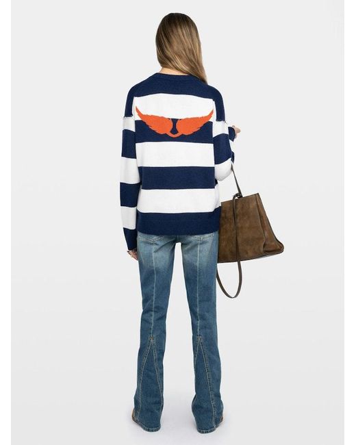 Zadig & Voltaire Blue Jumper Mikyz