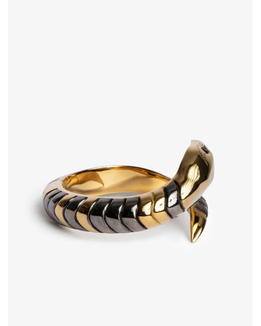 Zadig & Voltaire Metallic Snake Bracelet