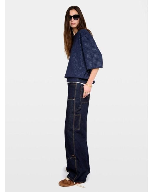 Zadig & Voltaire Blue Edmond Sweatshirt