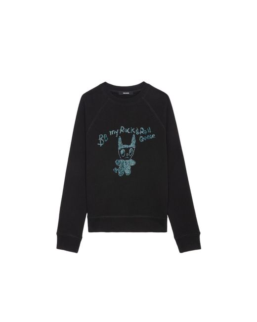 Zadig & Voltaire Black Upper Sweatshirt