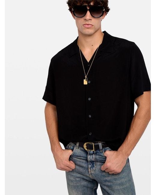 Zadig & Voltaire Black Shirt Slony for men