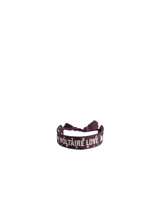 Zadig & Voltaire White Zadig Woven Voltaire Bracelet