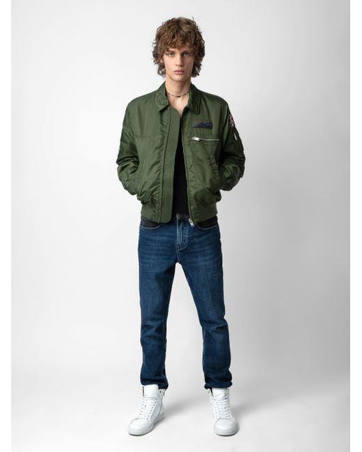 Zadig & Voltaire Green Bolid Jacket
