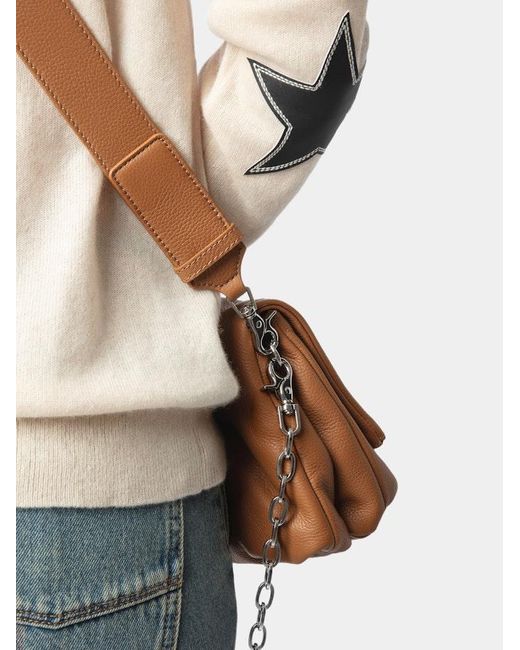 Zadig & Voltaire Natural Cici Patch Jumper 100% Cashmere