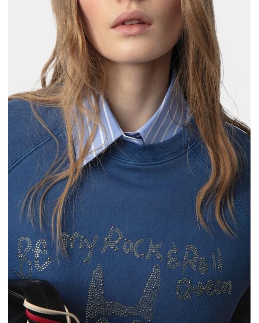 Zadig & Voltaire Blue Upper Sweatshirt