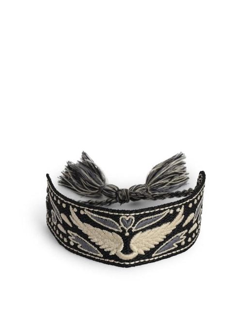 Pulsera Tejida Zadig Zadig & Voltaire de color Black