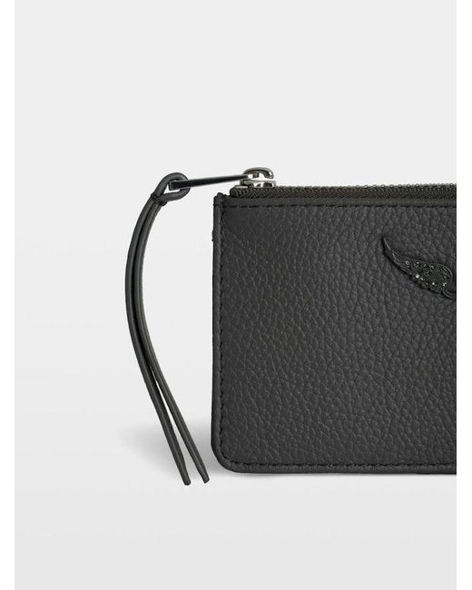 Zadig & Voltaire Black Zv Card Card Holder
