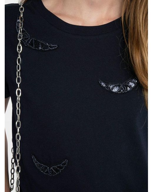 Zadig & Voltaire Black Alys T-Shirt