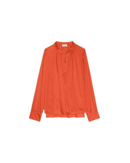 Zadig & Voltaire Orange Tink Shirt