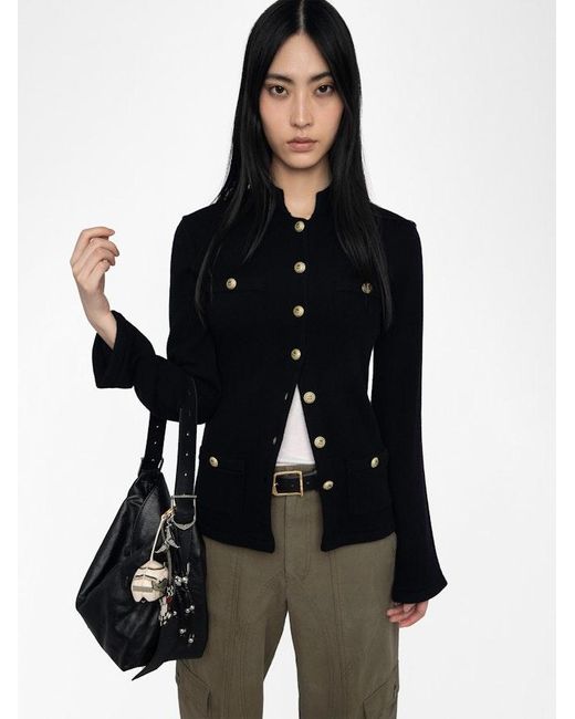 Zadig & Voltaire Black Lucy Cardigan