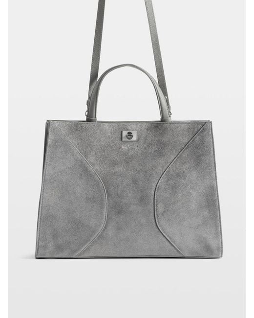 Zadig & Voltaire Gray Jack Suede Bag