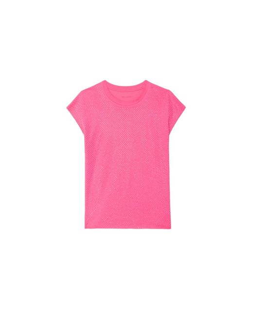 Zadig & Voltaire Pink Cloe Tank Top