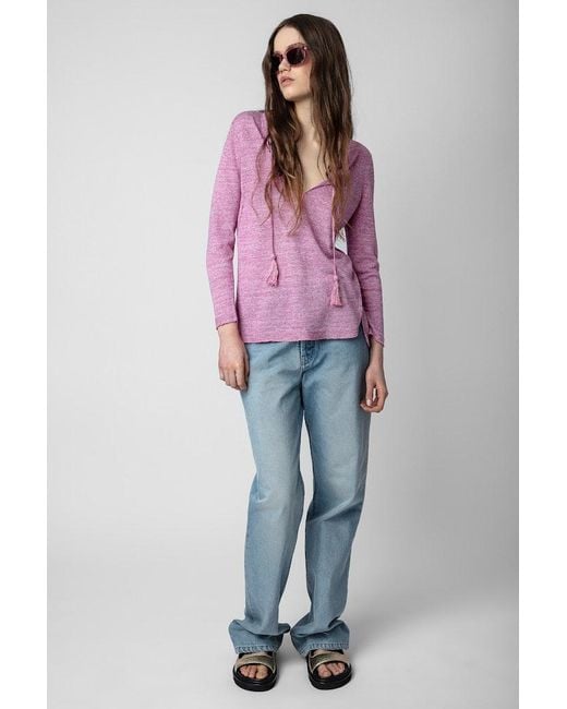 Zadig & Voltaire Pink Amber Li Sweater