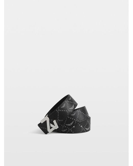 Zadig & Voltaire Black Belt Zv Initiale 40Mm