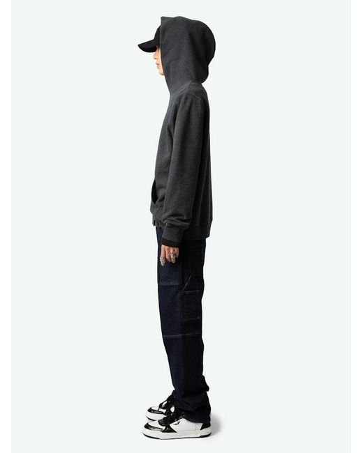 Zadig & Voltaire Black Low-Top Wings Trainers for men