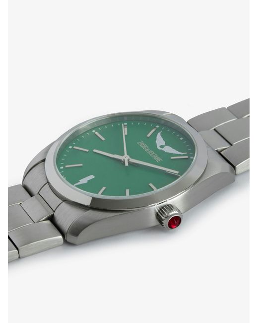 Zadig & Voltaire Green Time2love Watch