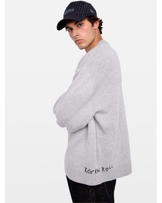 Zadig & Voltaire White Jumper Swonny for men