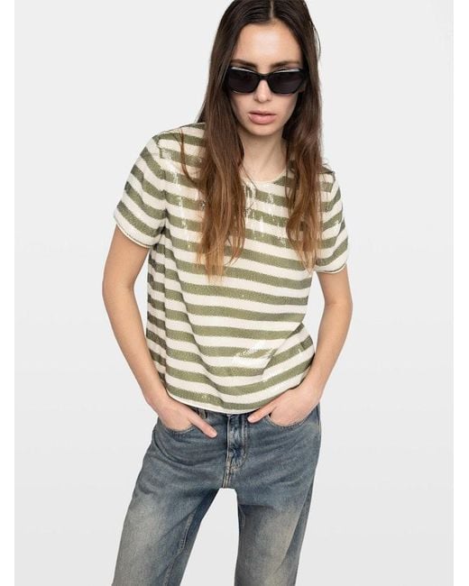 Zadig & Voltaire Blue Tchao Top