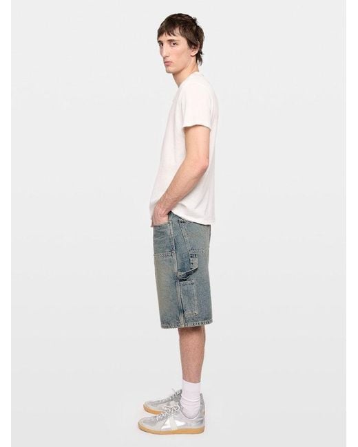 Zadig & Voltaire Gray Shorts Perys Denim for men