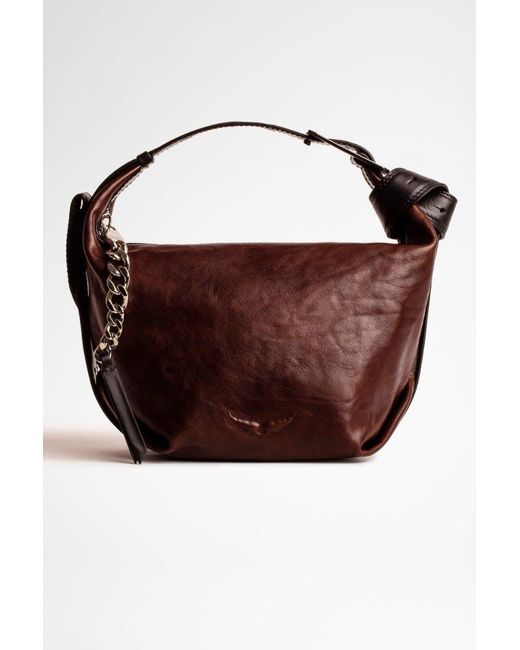 Zadig & Voltaire Leather Le Cecilia Bag in Brown | Lyst