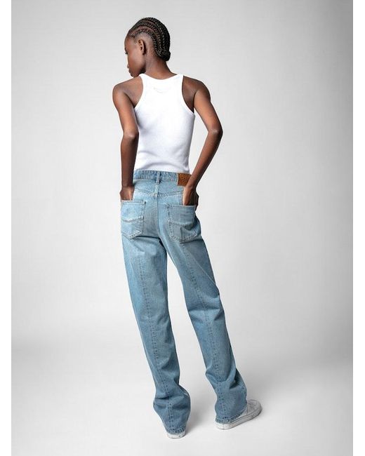 Zadig & Voltaire Blue Evy Jeans