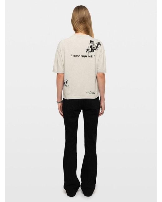 Zadig & Voltaire White Taida T-Shirt