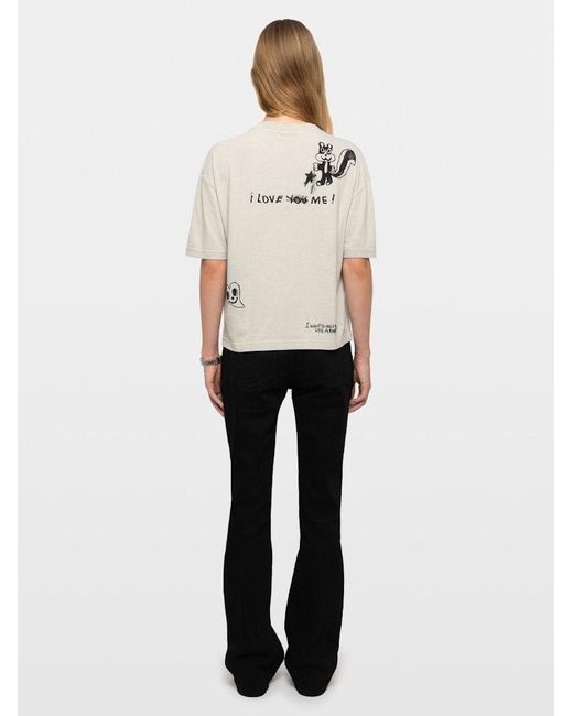 Zadig & Voltaire White Taida T-Shirt