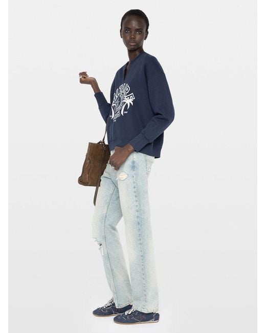 Zadig & Voltaire Blue Sweatshirt