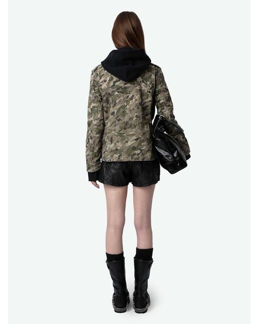 Zadig & Voltaire Gray Krisa Parka