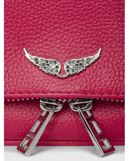 Zadig & Voltaire Purple Rock Mini Clutch