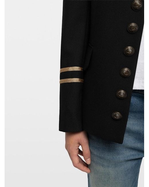 Zadig & Voltaire Black Vallo Jacket