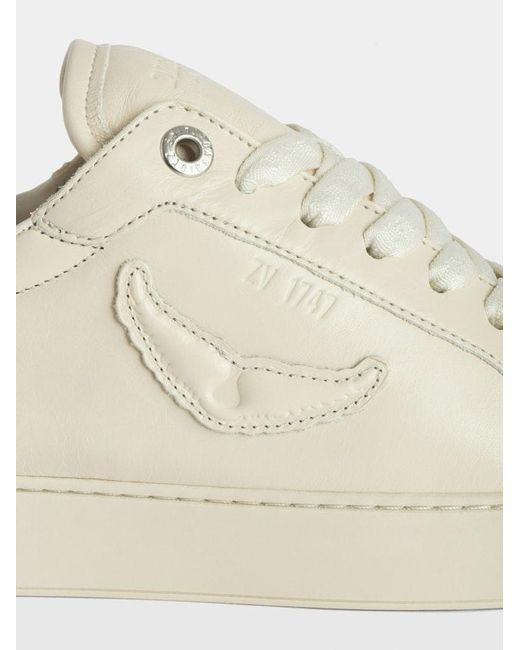Zadig & Voltaire Natural Low-Top Fly On Trainers