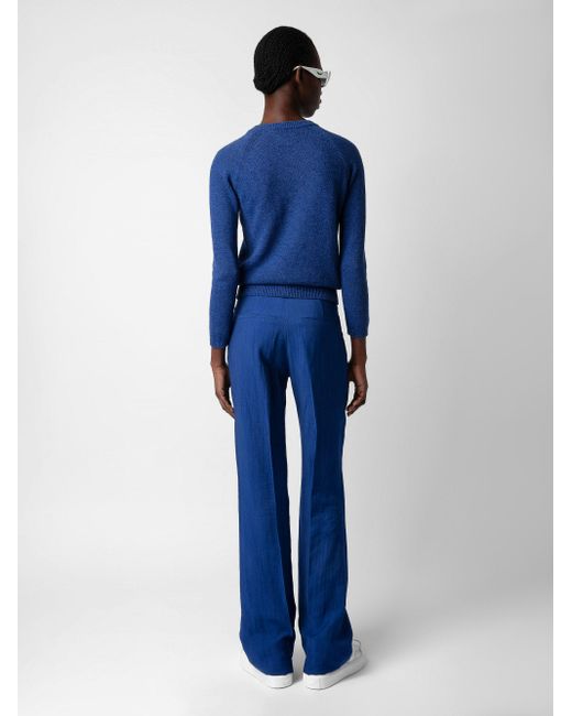 Zadig & Voltaire Blue Regliss Wings Jumper