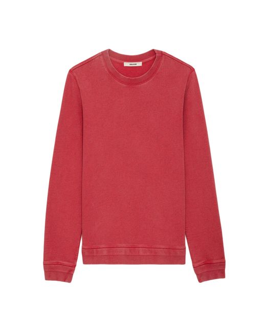 Zadig & Voltaire Sweatshirt Stony in Red für Herren