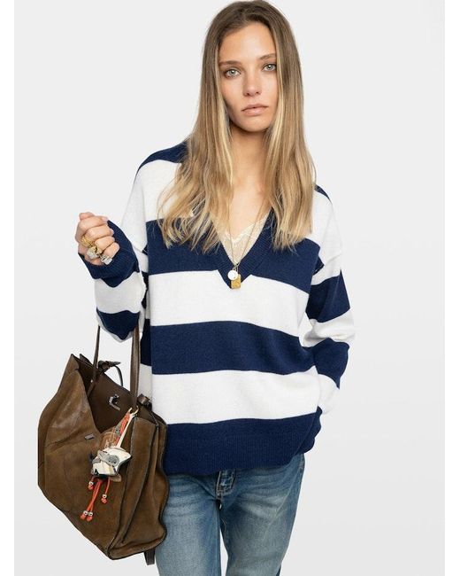 Zadig & Voltaire Blue Jumper Mikyz