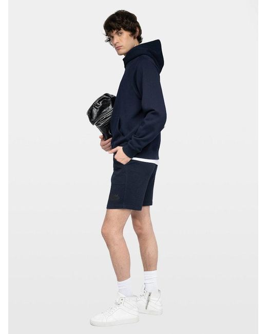 Zadig & Voltaire Blue Pablo Shorts for men