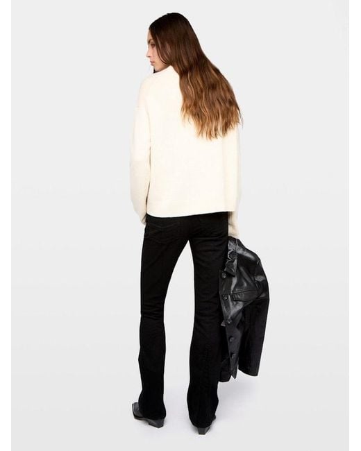 Zadig & Voltaire White Markuz Jumper 100% Cashmere