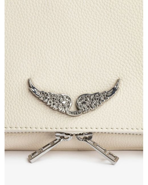 Zadig & Voltaire Natural Rock Swing Your Wings Clutch