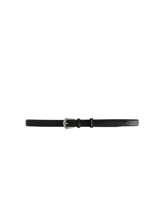 Zadig & Voltaire Black Jim Belt 25Mm